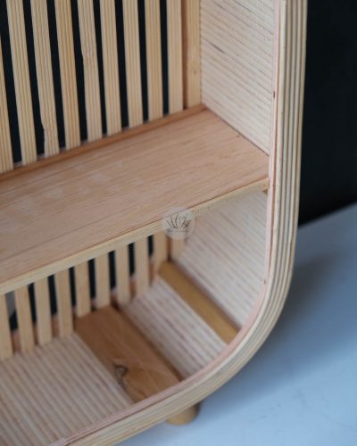 Rectangular Bamboo Lantern BCS846 - Image 2