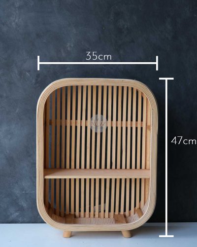Rectangular Bamboo Lantern BCS846 - Image 5