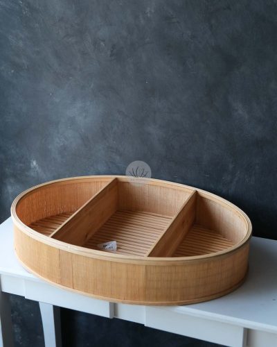 Oval Bamboo Lantern BCS848