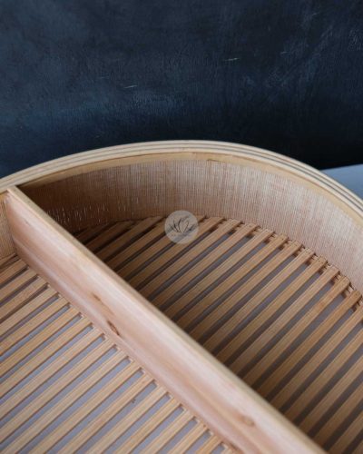 Oval Bamboo Lantern BCS848 - Image 4