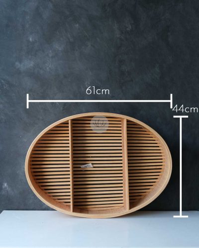 Oval Bamboo Lantern BCS848 - Image 7