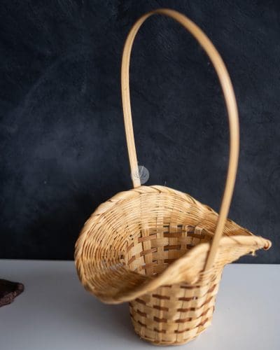 Hat Bamboo Basket ZL0225 - Image 3