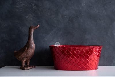 Large Oval Zinc Pot BFM1904A-26