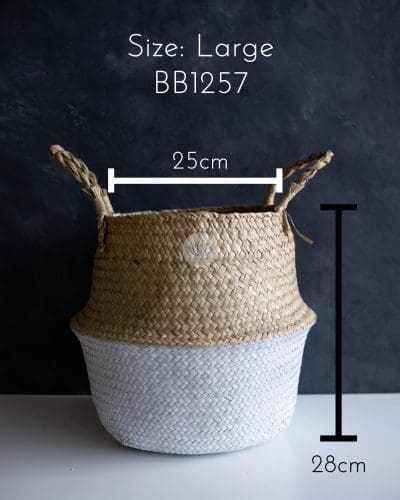 Grass Basket (Natural White) BB1257/1258/1259 - Image 3