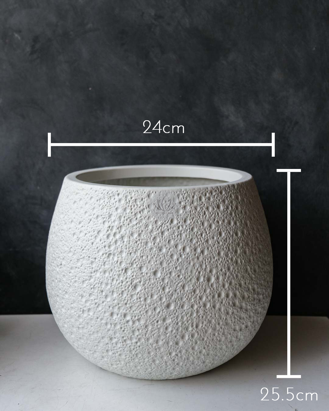Ceramic Look Plastic Pot BAC3331-01 - Image 5