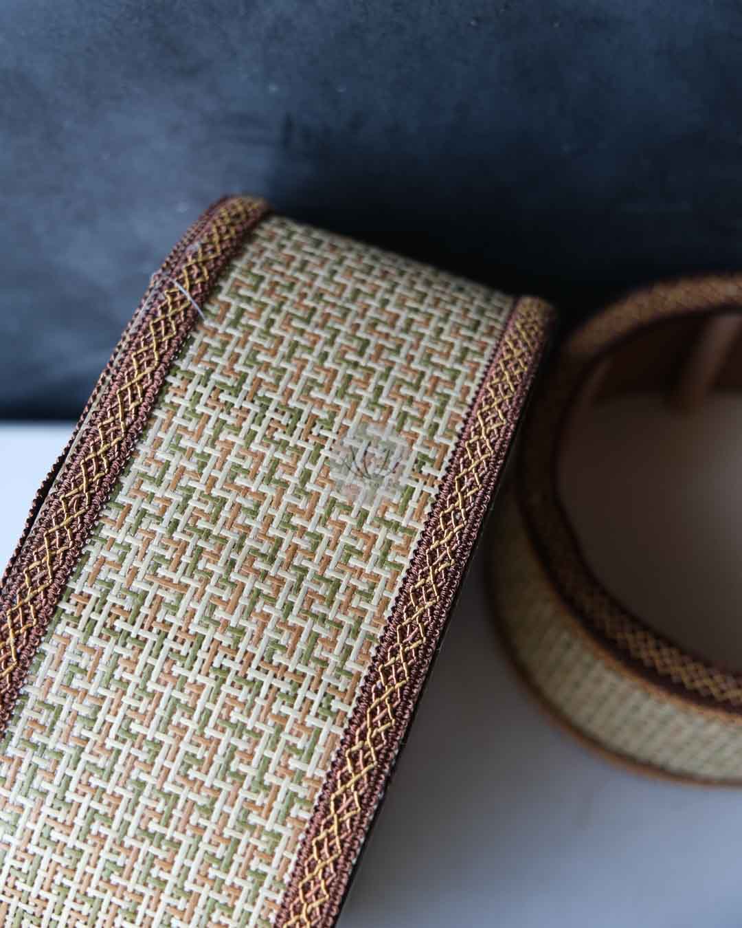 Oval Straw Mat Basket BB4558-108 - Image 2