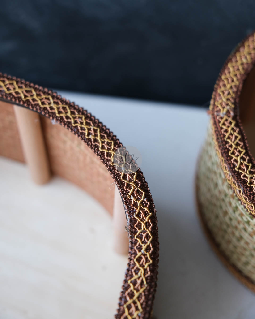 Oval Straw Mat Basket BB4558-108 - Image 3