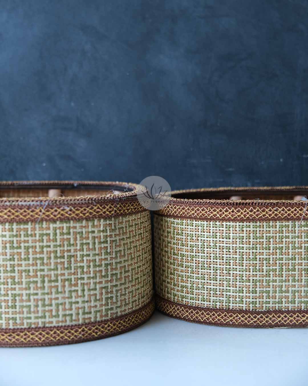 Oval Straw Mat Basket BB4558-108 - Image 4