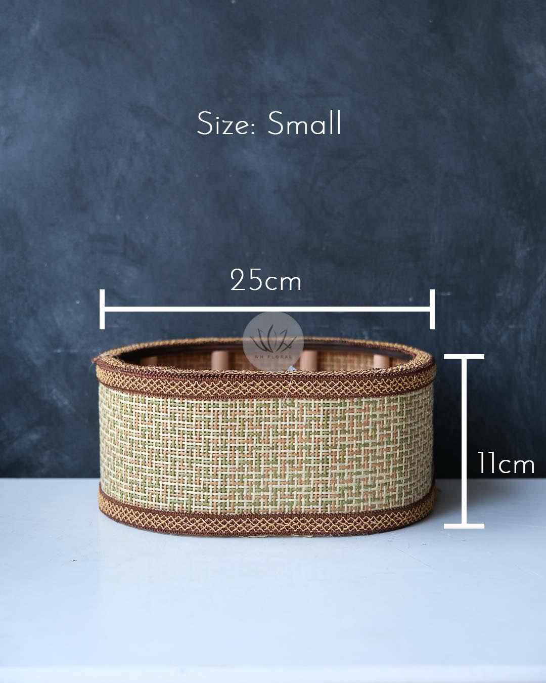 Oval Straw Mat Basket BB4558-108 - Image 5