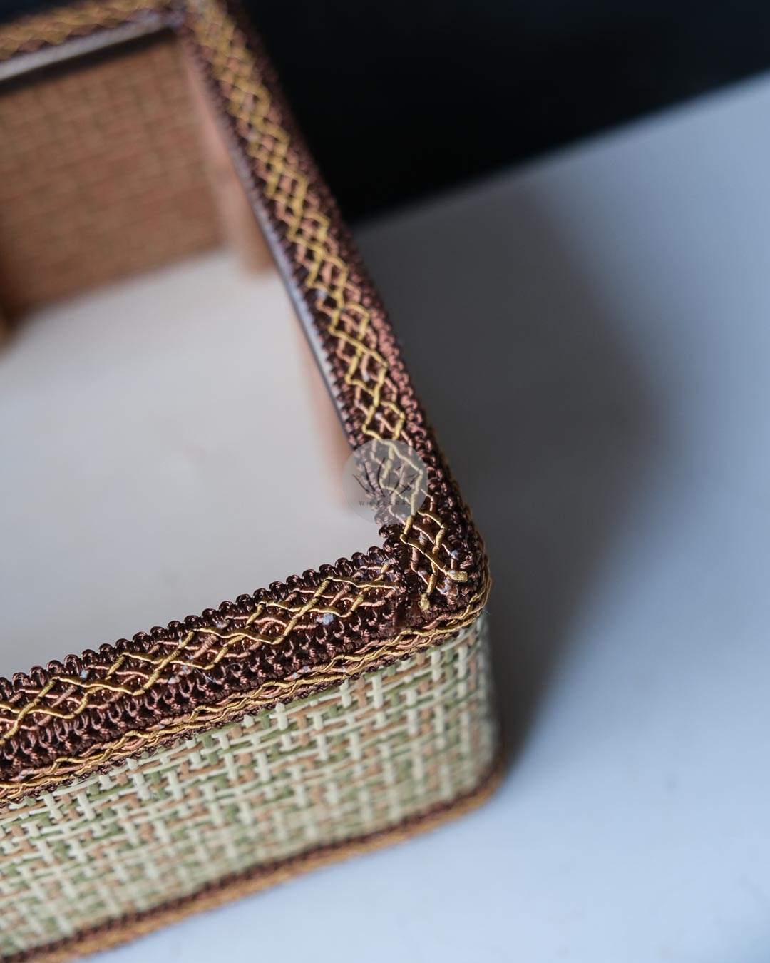Rectangular Straw Mat Basket BB4559-108 - Image 2