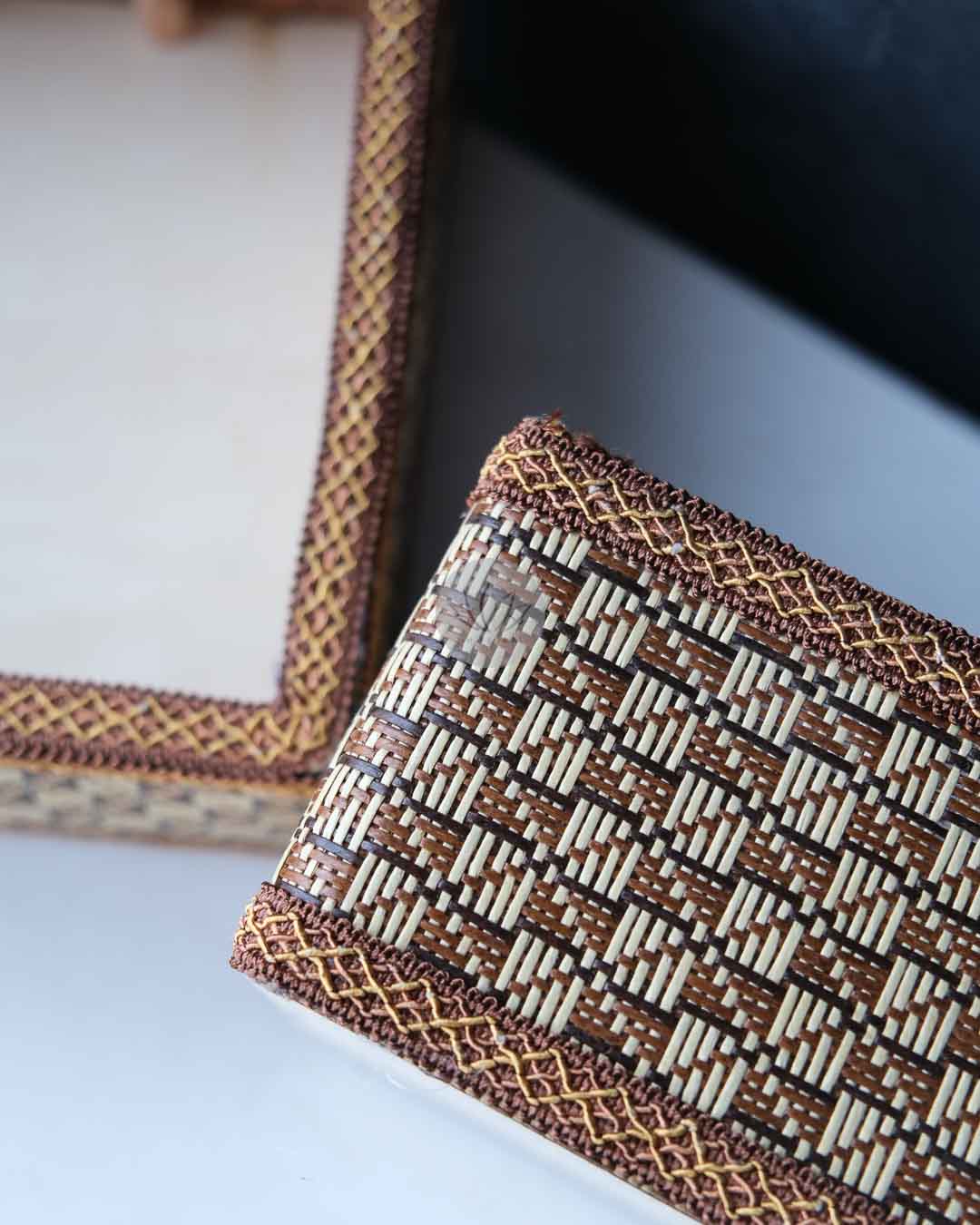 Rectangular Straw Mat Basket BB4559-158 - Image 3