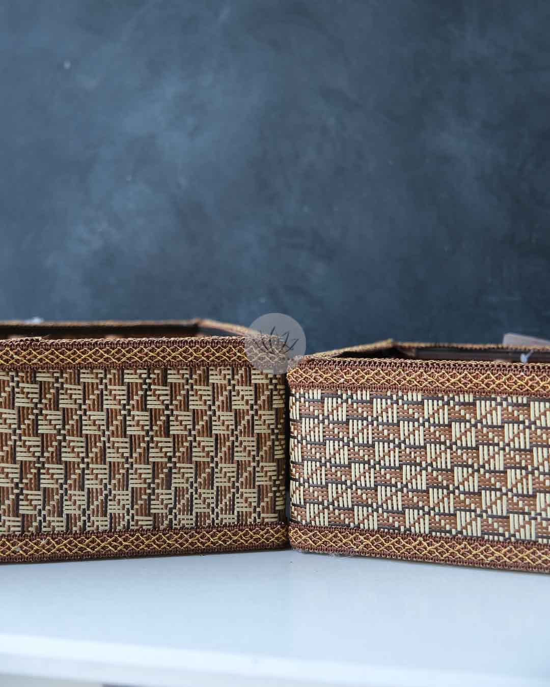 Rectangular Straw Mat Basket BB4559-158 - Image 4