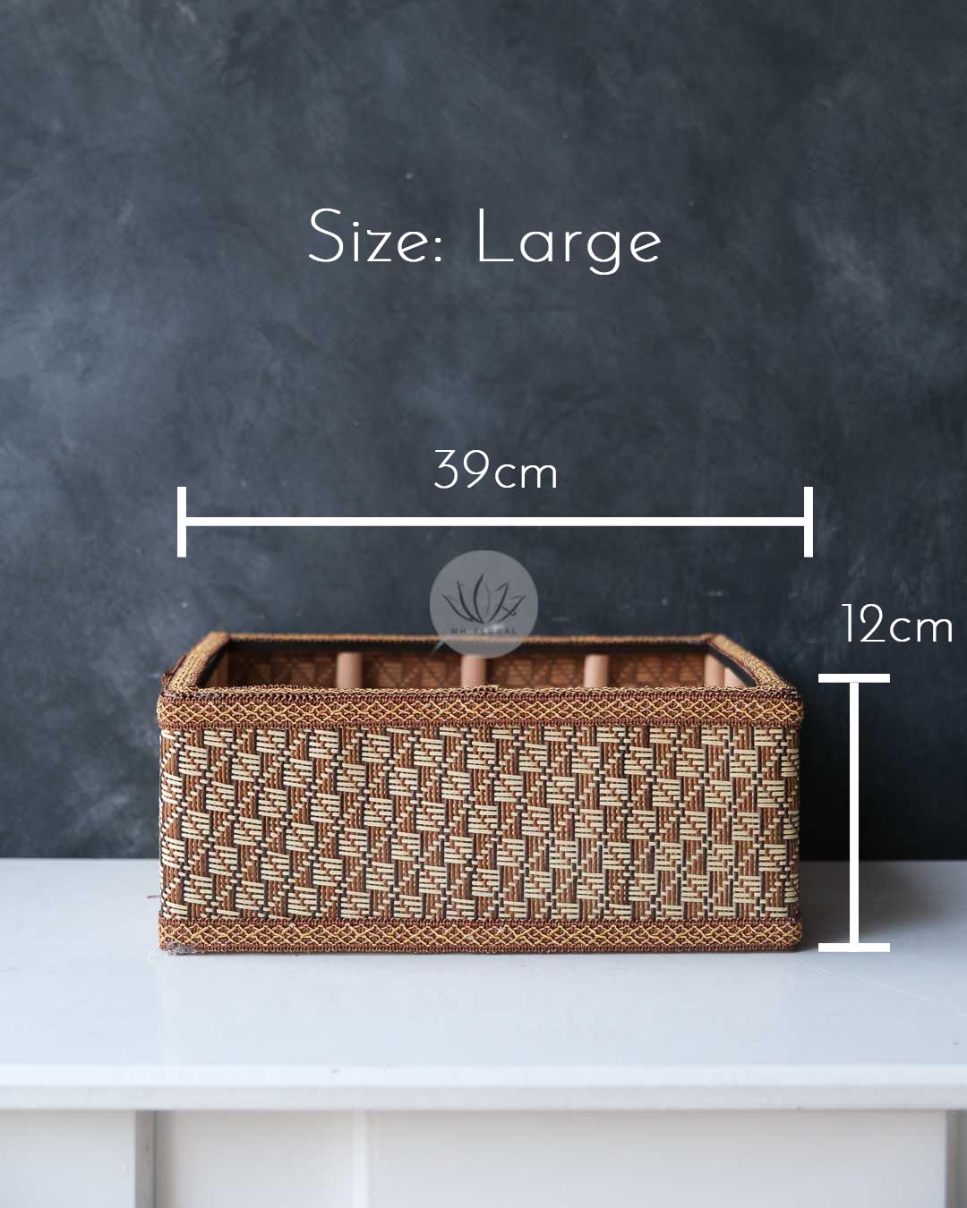 Rectangular Straw Mat Basket BB4559-158 - Image 6