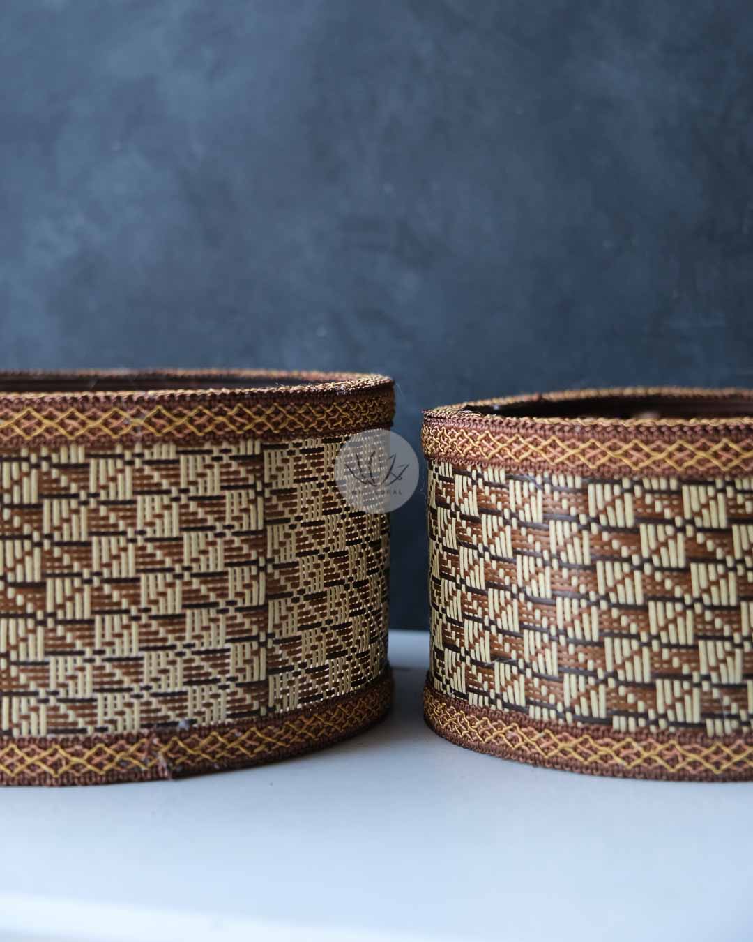 Oval Straw Mat Basket BB4558-158 - Image 4