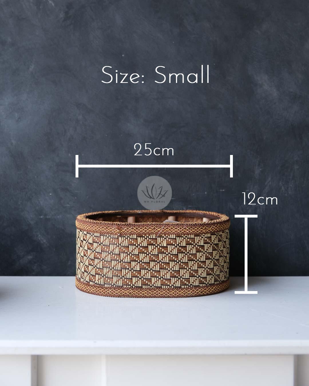 Oval Straw Mat Basket BB4558-158 - Image 5